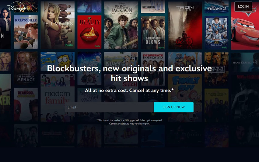 Das Filmangebot bei Disney+