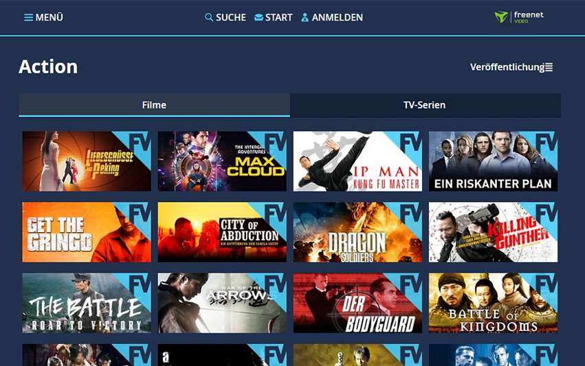 Das Filmangebot bei freenet Video.