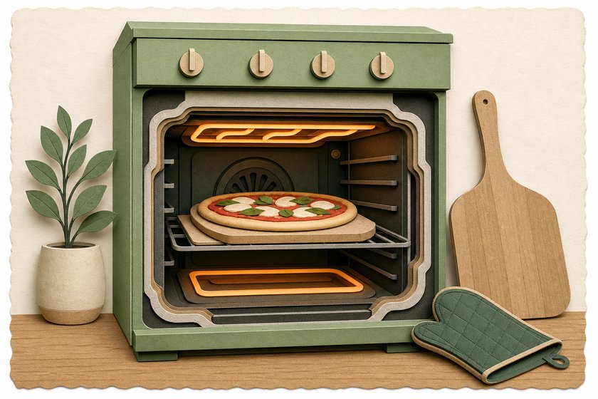 Pizza im Backofen einstellen: Erst das Fehlerbild lesen