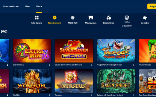 Merkur Slots neue Spiele