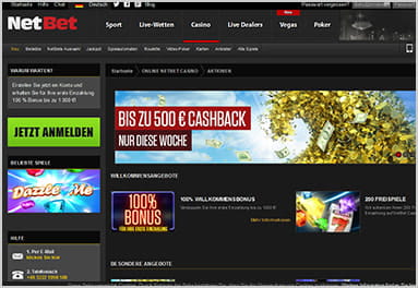 Casino Bonus bei NetBet