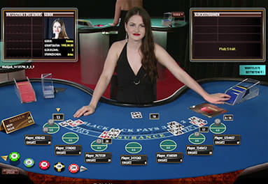 Standard Blackjack Live Tische mit unterschiedlichen Limits.