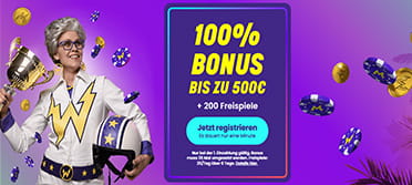 Online Spielhallen Bonus von Wildz