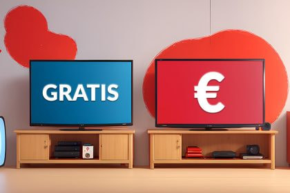 Kostenlose vs. bezahlte Streaming Dienste.